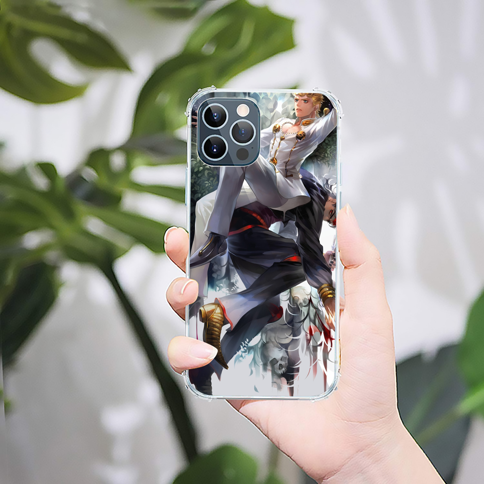 （画像用） ジョジョの奇妙な冒険 JoJo's Bizarre Adventure 【iPhone 12シリーズ対応】透明スマホケース（クリアソフトケース）